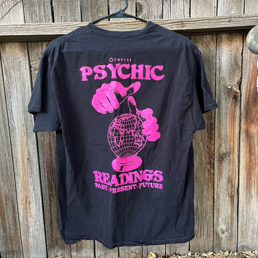 Empyre Black and Pink Psychic Readings Tee Halloween Tshirt